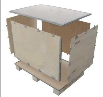 钢边包装箱安装方便，可以仿佛循环使用，大大降低客户包装费用。